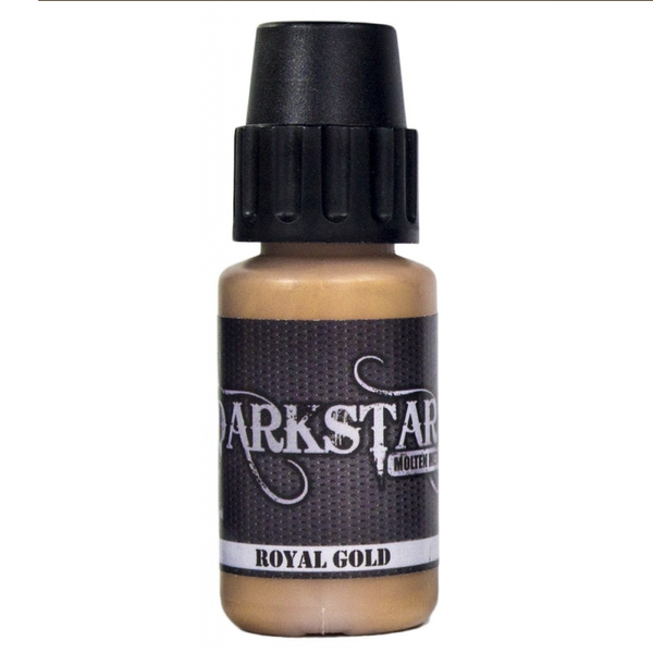 Darkstar Royal gold paint bottle 
