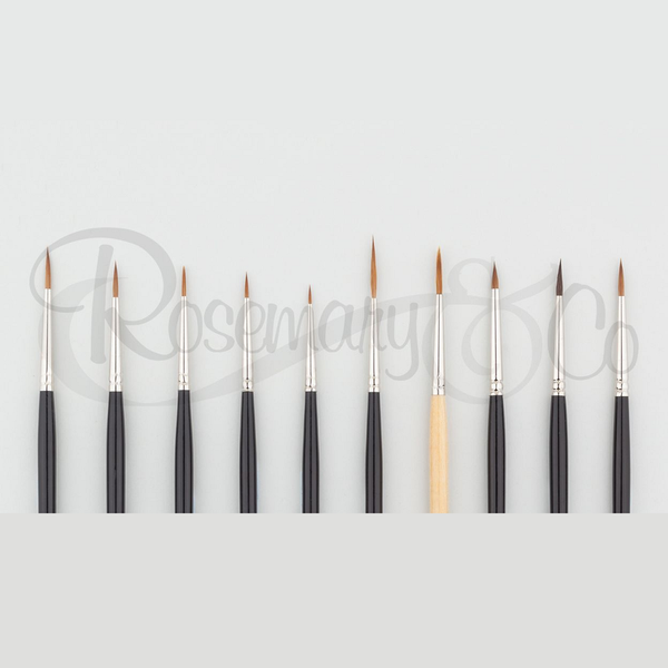 Workbench Warriors Miniature Brush Set by Rosemary & Co
