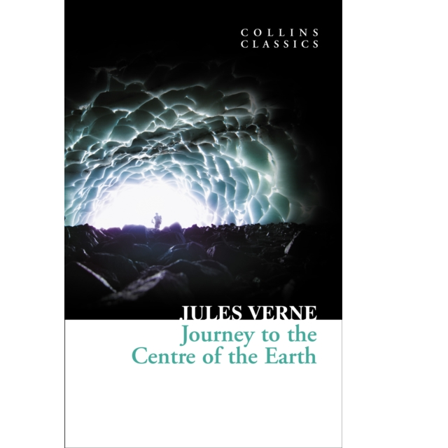 Journey to the Centre of the Earth by Jules Verne, paperback novel