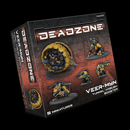 Deadzone Veer-Myn Tunnel Ambush Booster MGDZV105 by Mantic Games. Box art 
