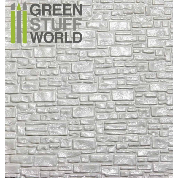 ABS Plasticard Smooth Rock Wall Textured Sheet by Green Stuff World
