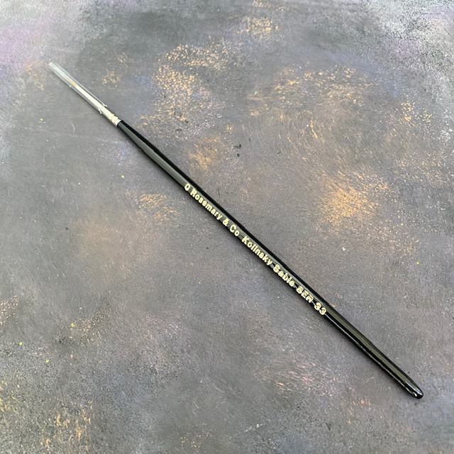 Series 33 Kolinsky Sable - 0 - Rosemary & Co paint brush 