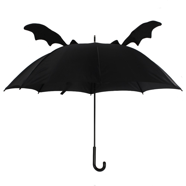Black Bat Umbrella open 