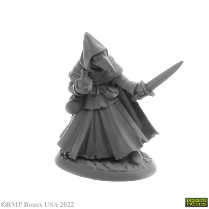 reaper miniatures 07024 Brother Lazarus, Plague Doctor Bones USA Dungeon Dwellers Plastic