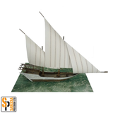 Arab Dhow Sailing Ship - Sarissa - G121