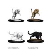 WizKids D&D Nolzur's Marvelous Miniatures - Panther & Leopard 73404