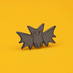 Cute Bat Enamel Pin Badge