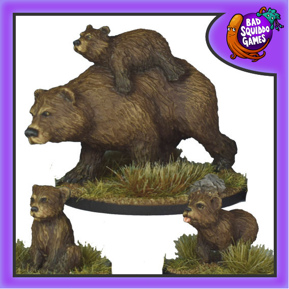 Mother Bear And Cubs - FAF019 - Bad Squiddo Games
