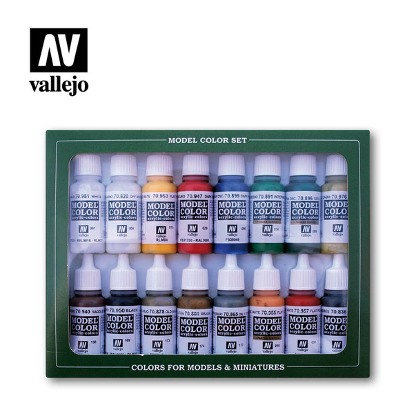 Napoleonic Colours French & British by Vallejo Set, a box set of acrylic paint 