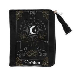 The Moon Tarot Card Zipped Bag