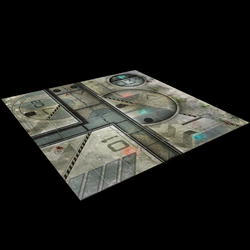 Deadzone gaming mat two by Mantic Games