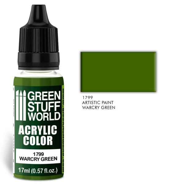 WARCRY GREEN -Acrylic Colour -1799  Green Stuff World