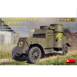 Austin Armoured Car 3rd Series scale model, box art 