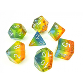 astel rainbow set of poly dice f...