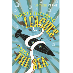 Twenty Thousand Leagues Under the Sea by Jules Verne, paperback novel. 
