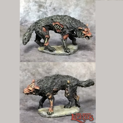 Reaper Miniatures 03736: Dread Wolves sculpted by Julie Guthrie for the dark heaven legends metal miniatures range
