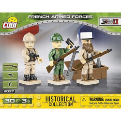The French Armed Forces block box set gives you 30 blocks and three figure to add to your Cobi Small Army Collection.