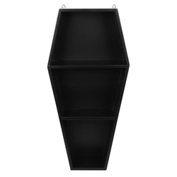 Coffin Shelving Display in black 