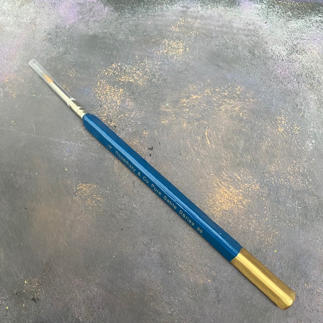 Series 98 Triangular Pure Sable - 4 - Rosemary & Co paint brush