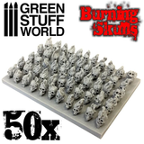Resin Burning Skulls by Green Stuff World