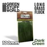 Dark Green Long Grass Flock 100m...