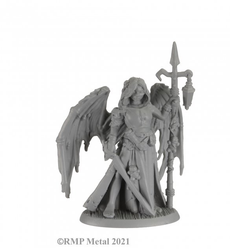 Shipwreck Sophie from Reaper miniatures, a winged succubus wearing no shoes and holding a sword