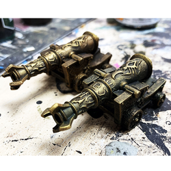 A set of two dark elf cannons by Legend Games