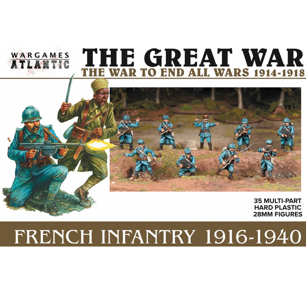 .French Infantry by Wargames Atlantic. Box art 