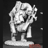 Reaper Miniatures dark heaven legends metal miniature 02572 Overladen Henchman sculpted by Bobby Jackson for your gaming table, diorama, RPG adventure or as a gift for that gamer who just cannot leave any of the loot behind.  