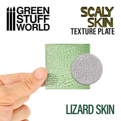 Scaly Skin Lizard Skin Texture Plate by Green Stuff World
