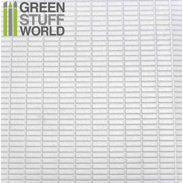 ABS Plasticard Medium Rectangles Textured Sheet by Green Stuff World