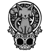 black white and grey Iron on pat...