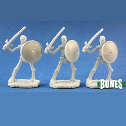 77017 - Skeletal Swordsman x3 (Reaper Bones)