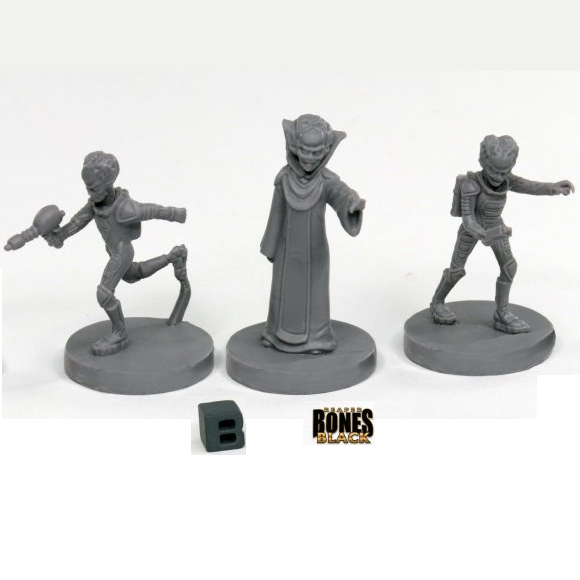 49001 - Alien Overlords x3 (Bones Black)