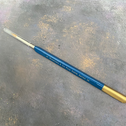 Series 98 Triangular Pure Sable - 6 - Rosemary & Co paint brush