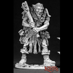 Reaper Miniatures 02312 Vourgha the Ogre sculpted by Bob Olley for the dark heaven legends metal miniatures range, a metal monster miniature for your gaming table.