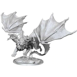 Chimera unpainted miniature by Wizkids as part of their Wave 16 Nolzur's Marvelous Miniatures range for Dungeons and Dragons. A miniature representing this three headed creature with the hindquarters of a goat, the forequarters of a lion and the tail and wings of a, typically, red dragon as well as sporting a head of each creature