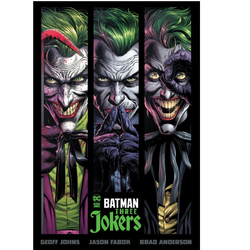 Batman Three Jokers a hardback graphic novel by Geoff Johns.