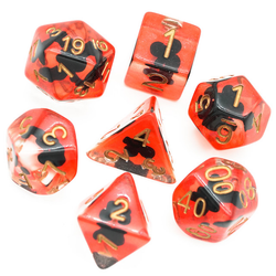 Entombed Shape of My Heart Clubs Poly Dice Set