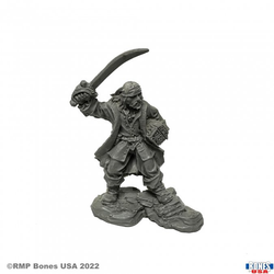Reaper Miniatures 30106 - Salvador Crowley Swashbuckler - Bones USA Reaper Legends