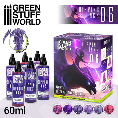 Dipping Inks Set 06 Purple/Violet - Green Stuff World