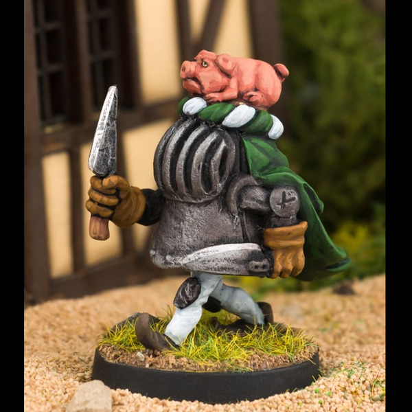 The Tinhead by Northumbrian Tin Solider is an old school style metal miniature