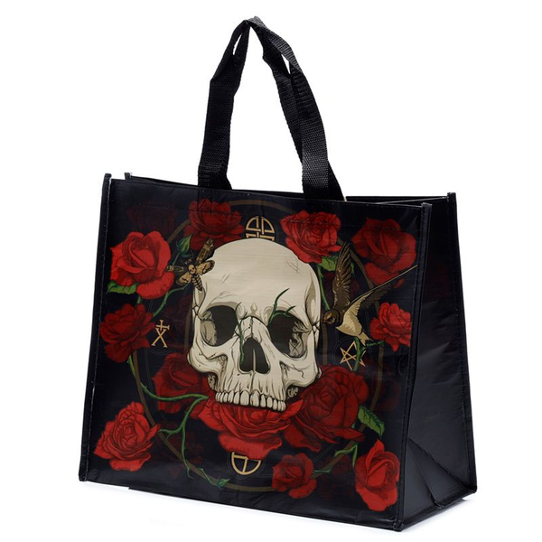 Skull & Roses Shopping Bag 