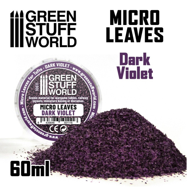 Micro Leaves -Dark Violet - Green Stuff World
