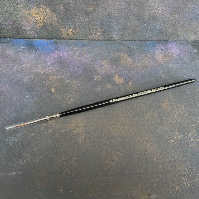 Rosemary & Co Red Dot pointed round size 0 paintbrush