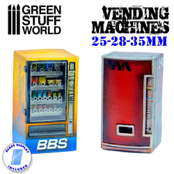 A set of two resin vending machines by Green Stuff World