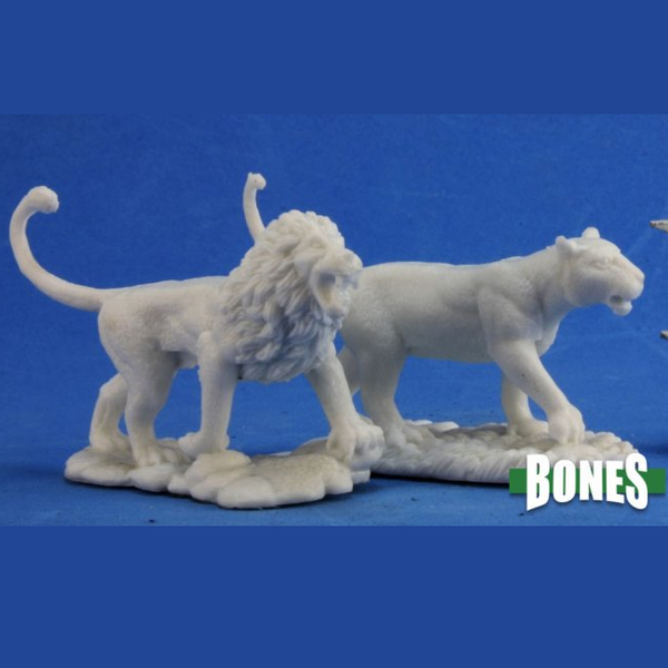 77341 Lions (Reaper Bones - 2 Figures)