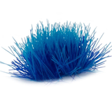 These alien tufts are blue in a wild tuft style with a slightly darker shade at the base rising to a light shade on top