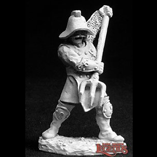 Reaper Miniatures dark heaven legends metal miniatures 02694: Gladiator with a trident sculpted by Werner Klocke for your gaming table