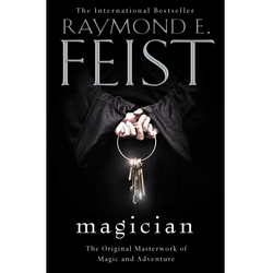 Magician by Raymond E Feist, this paperback book
